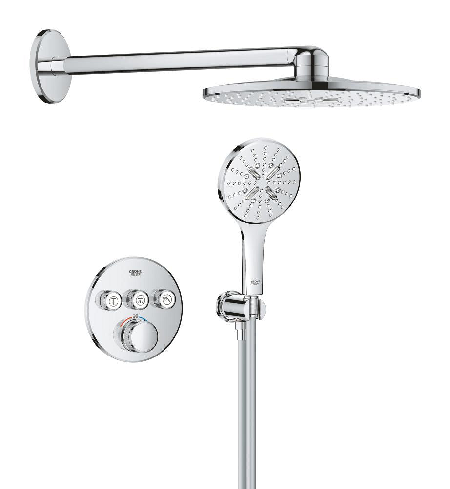 1039970000 - Grohtherm SmartControl Concealed shower system with Rainshower SmartActive 310 image