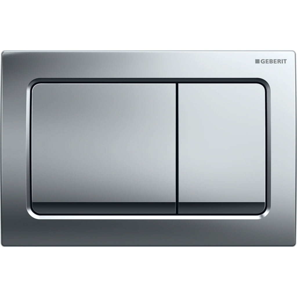 115.055.21.1 - Geberit Alpha01 Square Dual Flush Plate - Chrome image