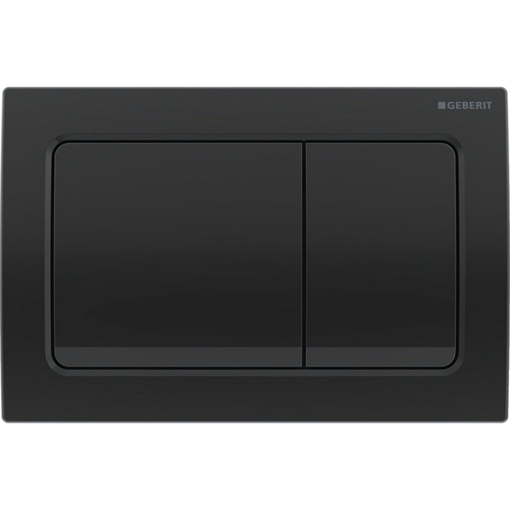 115.055.QC.1 - Geberit Alpha01 Square Dual Flush Plate - Black Chrome image