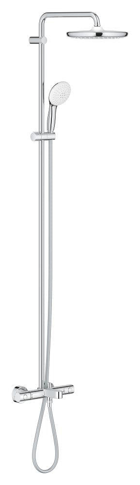 26672001 - Tempesta System 250 Shower system with bath thermostat for wall mounting image