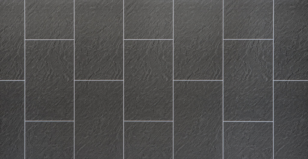 4010040180 - Neptune 1000mm x 2400mm Heavy Duty Grout Line Panel - Riven Slate Tile image