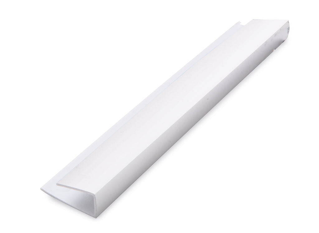 4010060365 - Neptune 2700mm x 30mm x 10mm PVC Trim for 8mm Panels - 1 Part Edge Trim - White image