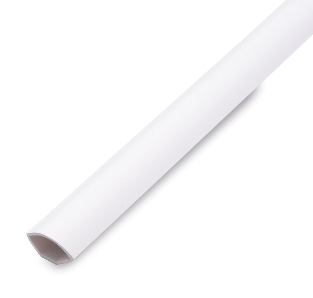 4010060470 - Neptune 2700mm x 17mm x 10mm PVC Trim (Suits All Panels) - Quadrant - White image