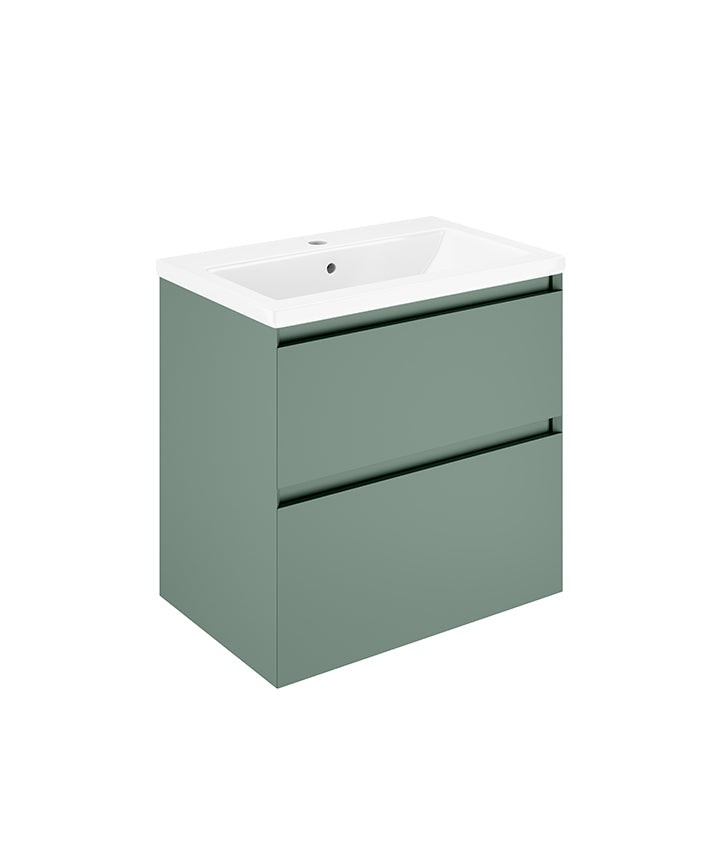 TMZ-104-SG - Mozzano 600 Basin Unit 380mm Depth - Sila Green image