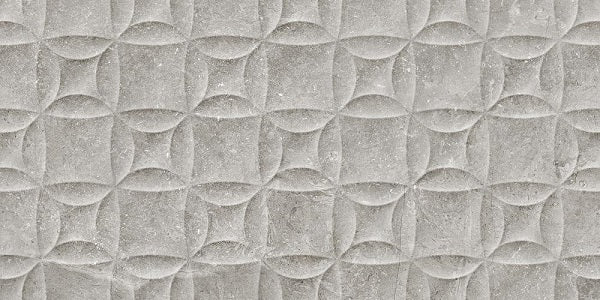 HTS0066 - Cape 300mm x 600mm x 7mm Grey Dome Décor image