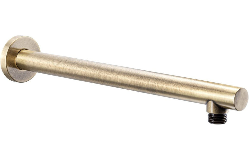 AB2729 - Abode Euphoria Wall Mounted Circular Shower Arm - Antique Brass image