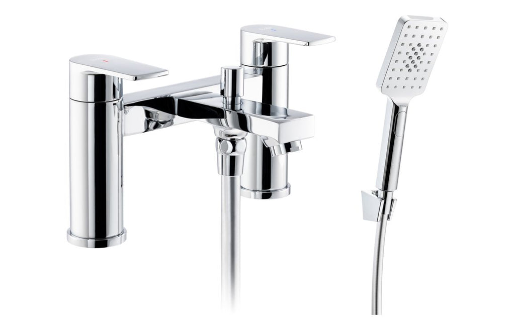 AB2824 - Abode Aquip Deck Mounted Bath Shower Mixer - Chrome image