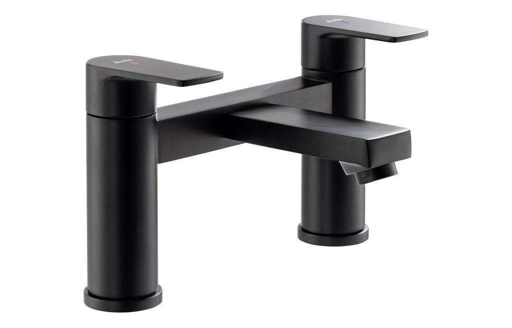 AB2833 - Abode Aquip Deck Mounted Bath Filler - Matt Black image