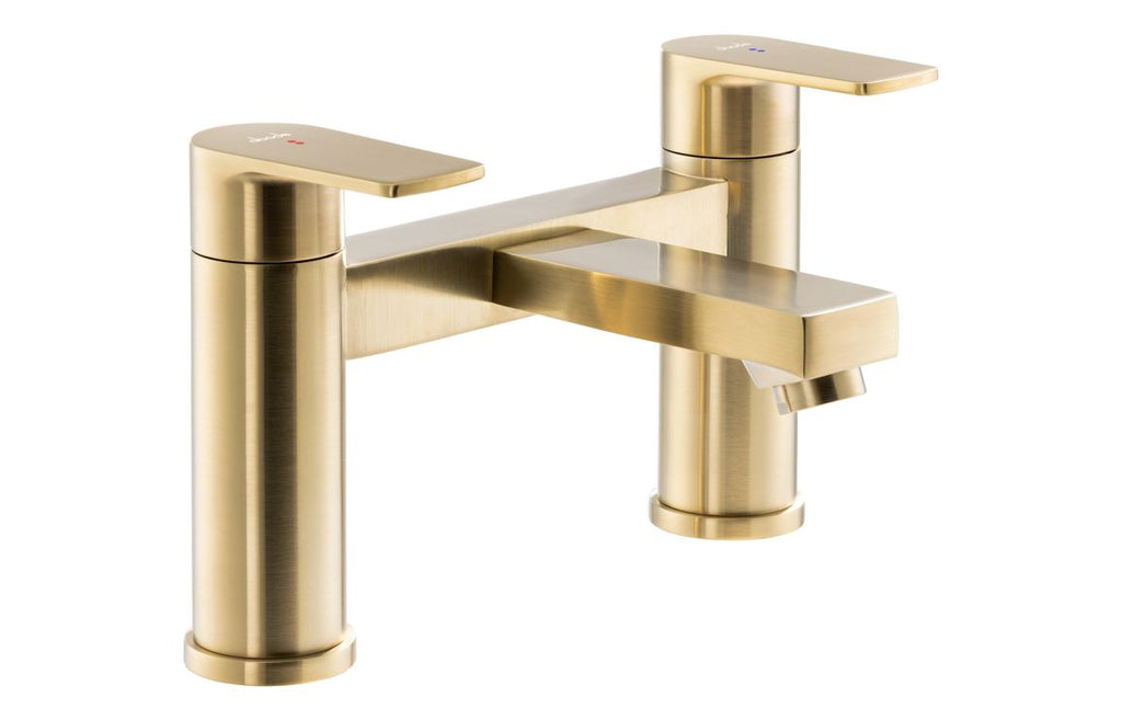 AB2843 - Abode Aquip Deck Mounted Bath Filler - Brushed Brass image