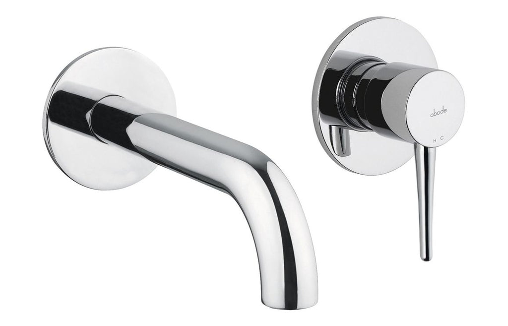 AB4046 - Abode Chao Wall Mounted 2-Hole Bath Mixer - Chrome image