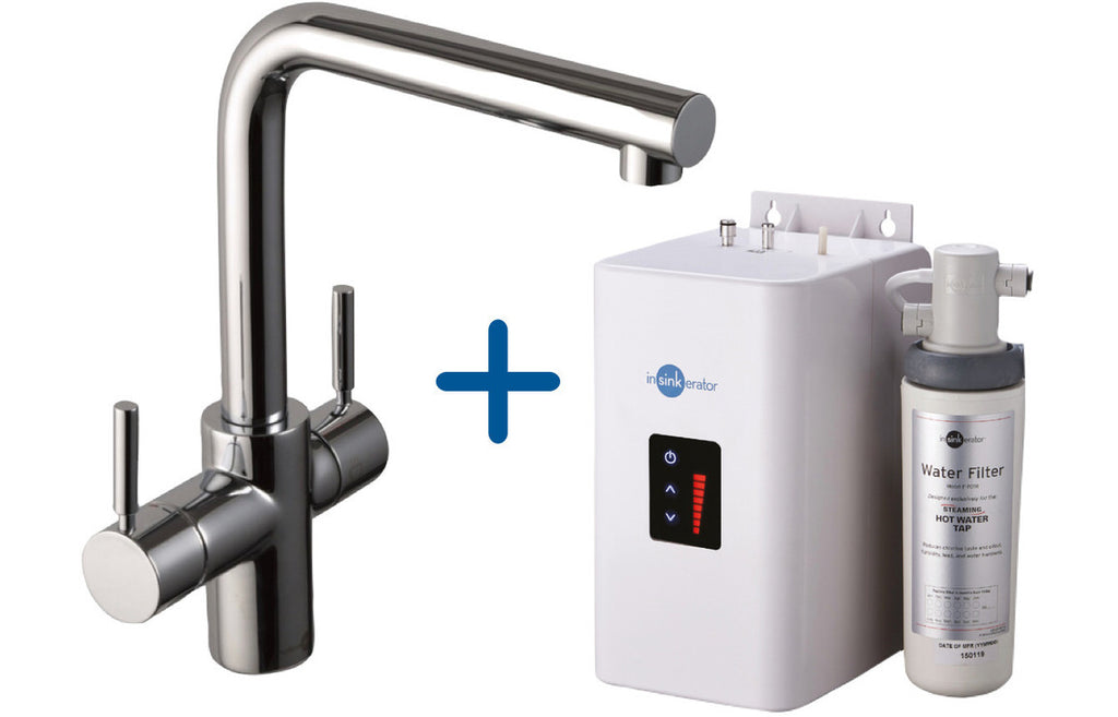 AIS223 - InSinkErator 3N1 L Shape Tap  Neo Tank & Filter Pack - Chrome image