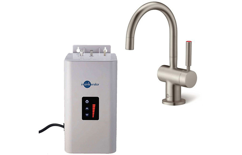 AIS403 - InSinkErator H3300 Hot Mixer Tap  Neo Tank & Water Filter - Brushed Steel image