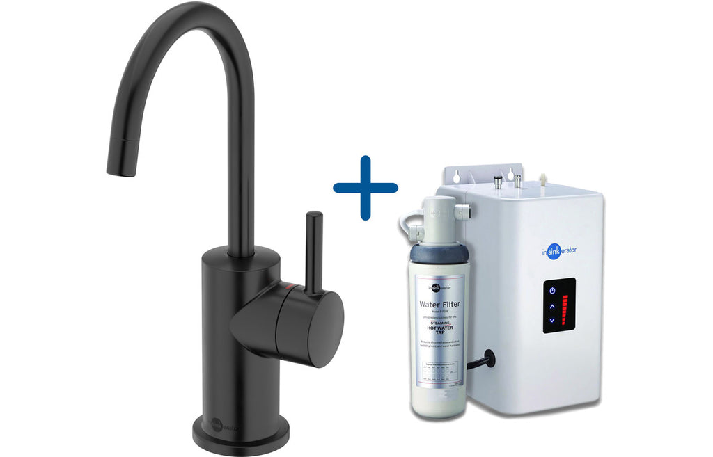 AIS413 - InSinkErator FH3010 Hot Water Tap & Neo Tank - Velvet Black image