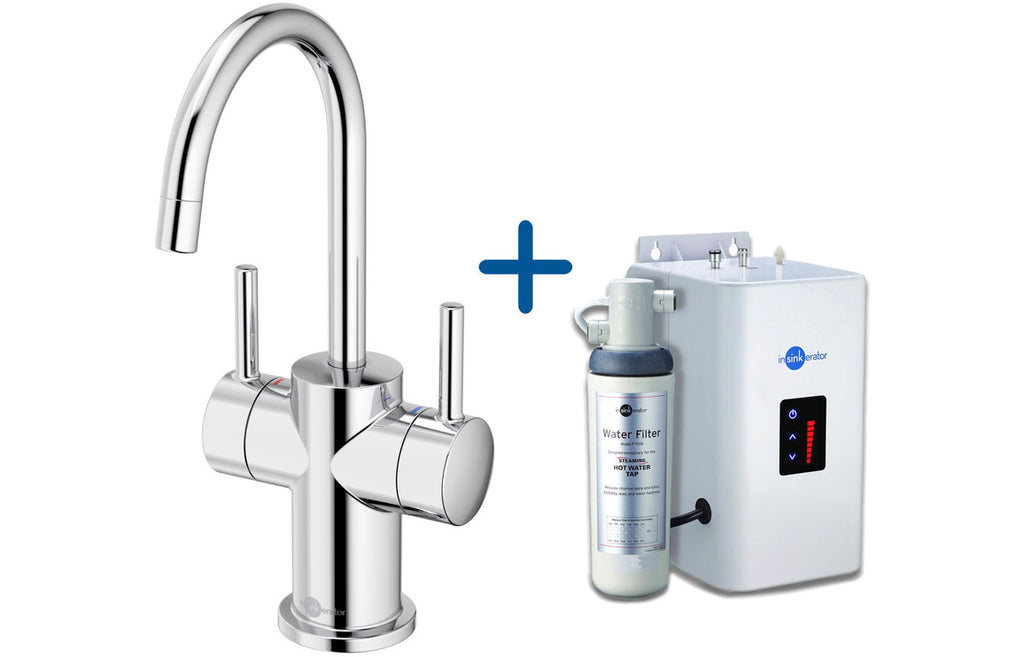 AIS416 - InSinkErator FHC3010 Hot/Cold Water Mixer Tap & Neo Tank - Chrome image