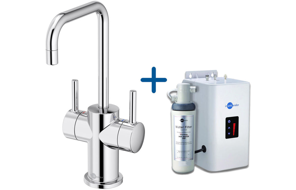 AIS424 - InSinkErator FHC3020 Hot/Cold Water Mixer Tap & Neo Tank - Chrome image