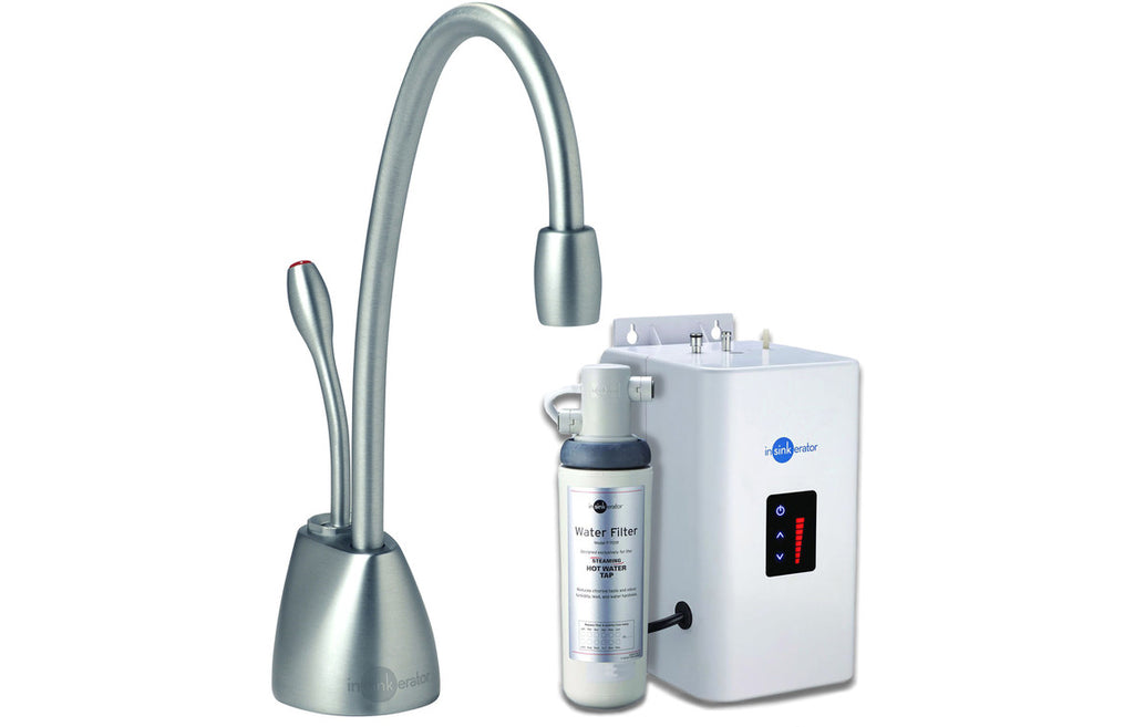 AIS603 - InSinkErator GN1100 Hot Water Tap  Neo Tank & Water Filter - Brushed Steel image