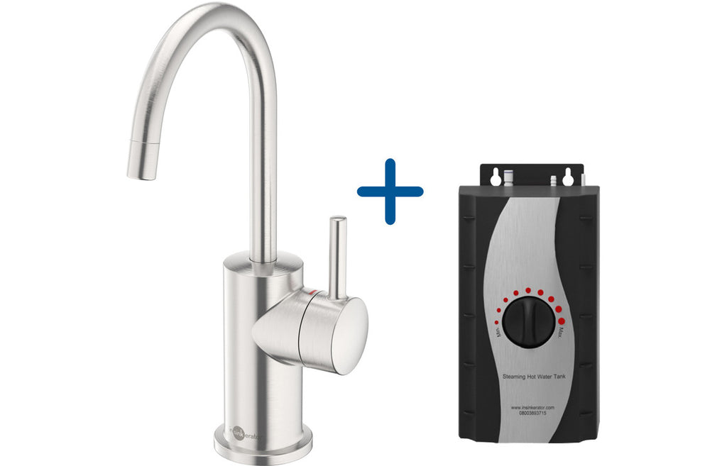 AIS610 - InSinkErator FH3010 Hot Water Tap & Standard Tank - Brushed Steel image