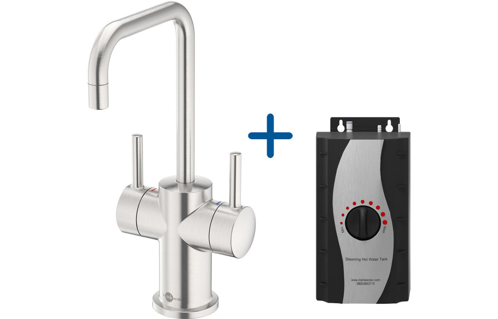 AIS622 - InSinkErator FHC3020 Hot/Cold Water Mixer Tap & Standard Tank - Brushed Steel image