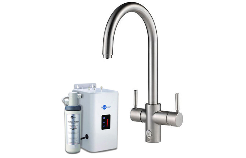 AIS832 - InSinkErator 4N1 J Shape Tap  Neo Tank & Filter Pack - Brushed Steel image