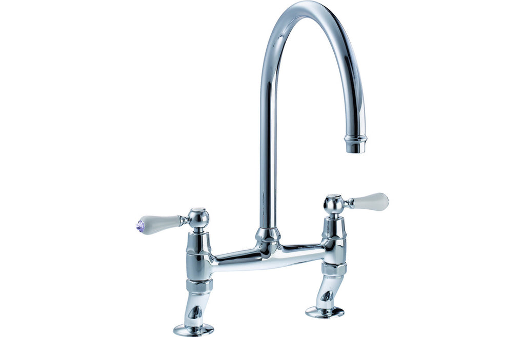AT1029 - Abode Ludlow Bridge Mixer Tap - Chrome image