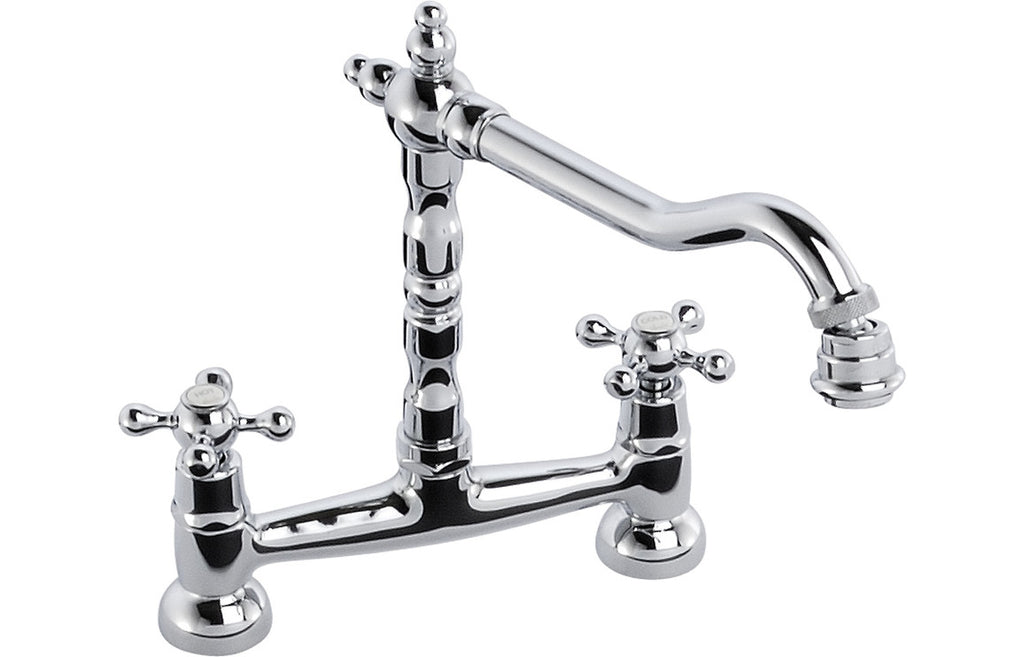 AT1045 - Abode Melford Bridge Mixer Tap - Chrome image