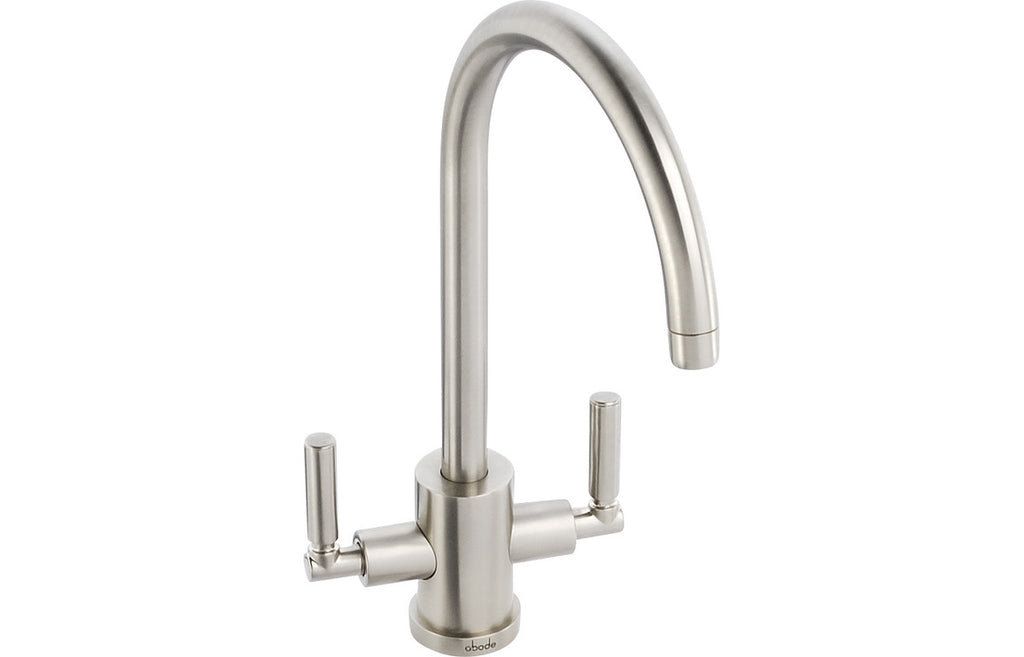 AT1054 - Abode Atlas Monobloc Mixer Tap - Brushed Nickel image