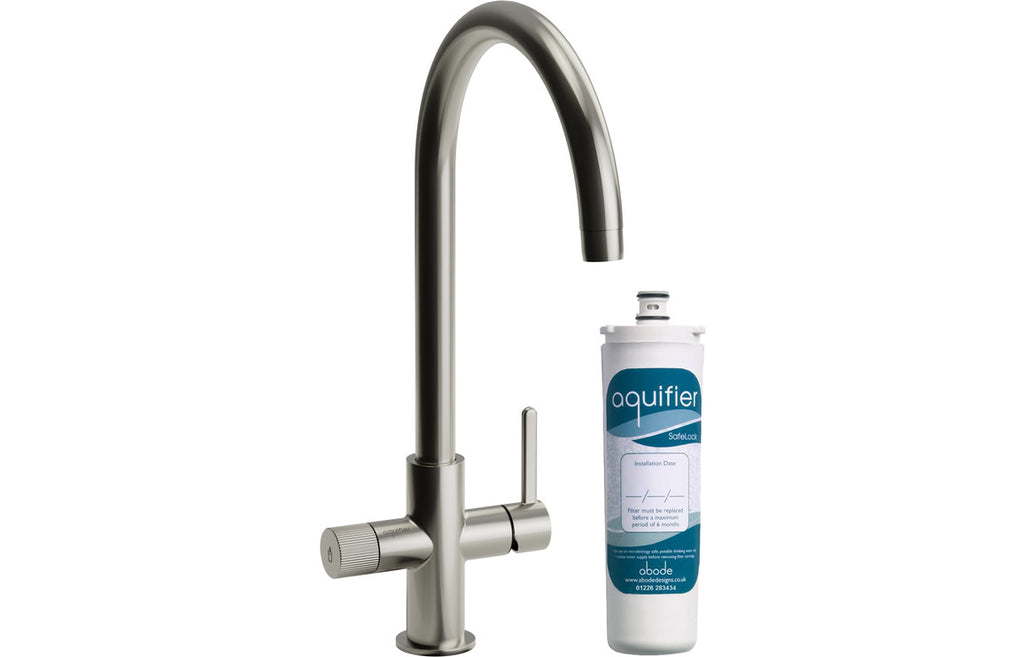 AT2043 - Abode Puria Aquifier Mixer Tap - Brushed Nickel image