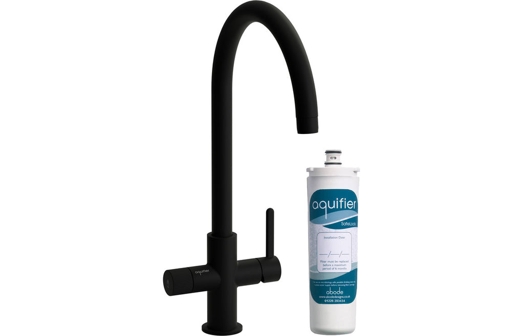 AT2044 - Abode Puria Aquifier Mixer Tap - Matt Black image