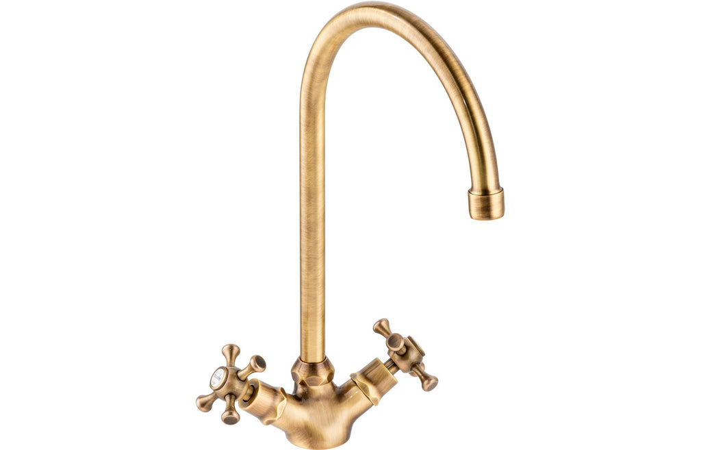 AT2172 - Abode Burford Monobloc Mixer Tap - Antique Brass image