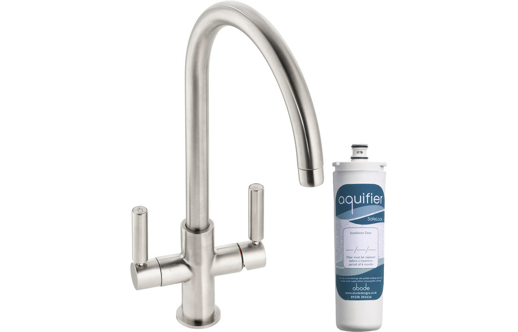 AT2174 - Abode Globe Aquifier Mixer Tap - Brushed Nickel image
