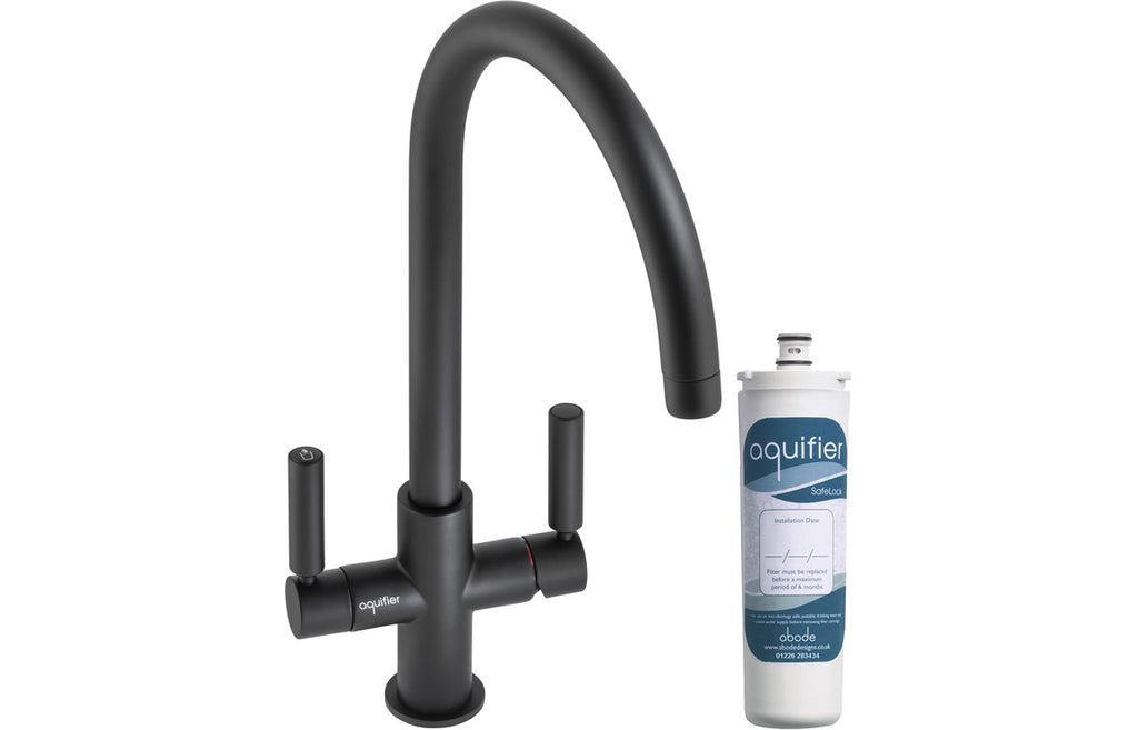 AT2176 - Abode Globe Aquifier Mixer Tap - Matt Black image