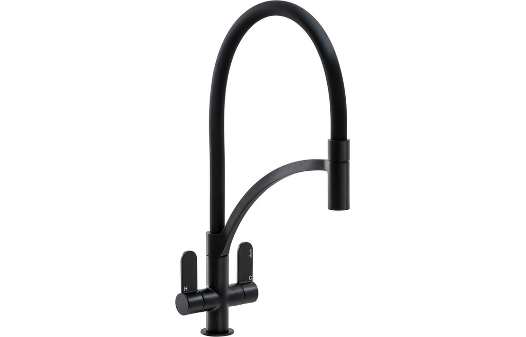 AT2183 - Abode Genio Monobloc Semi-Professional Mixer Tap - Matt Black image