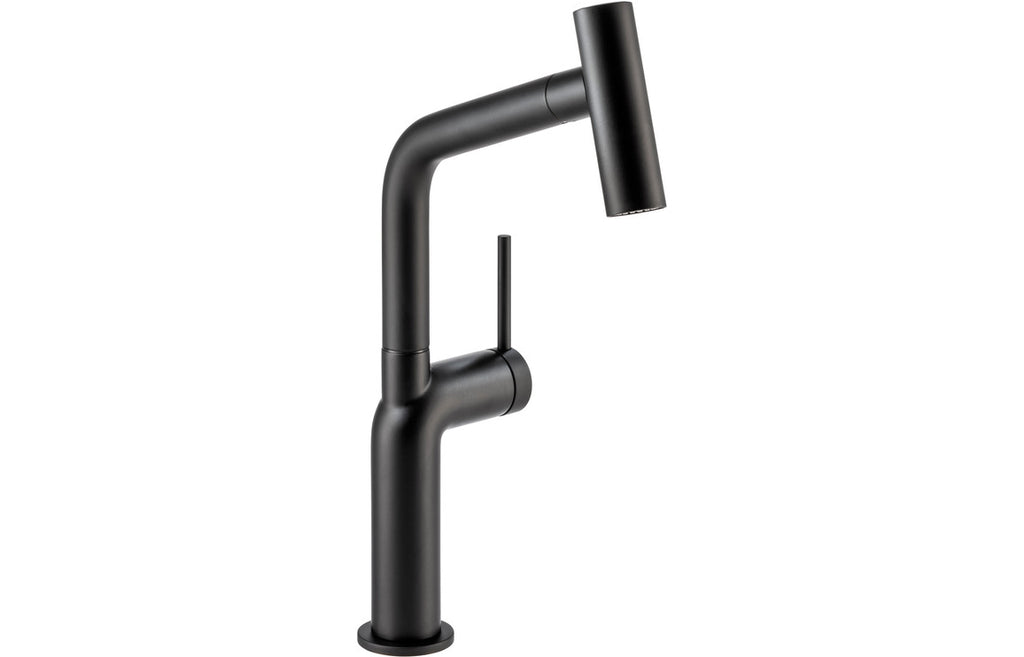 AT2192 - Abode Tubist T Single Lever Mixer Tap w/Pull Out - Matt Black image