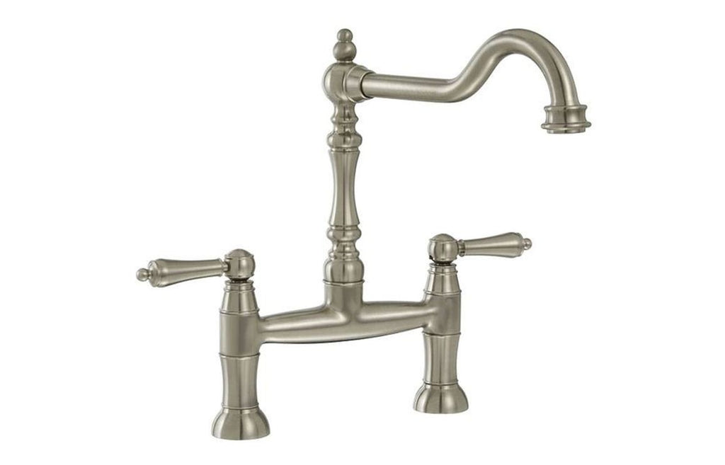 AT2233 - Abode Mayenne Bridge Mixer Tap - Brushed Nickel image