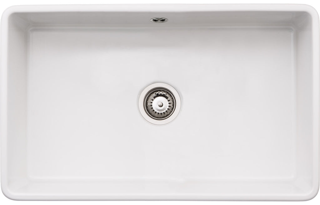 AW1020 - Abode Provincial Large 1B Undermount Sink - White image