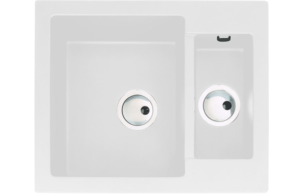 AW3105 - Abode Zero 1.5B Granite Inset Sink - White image