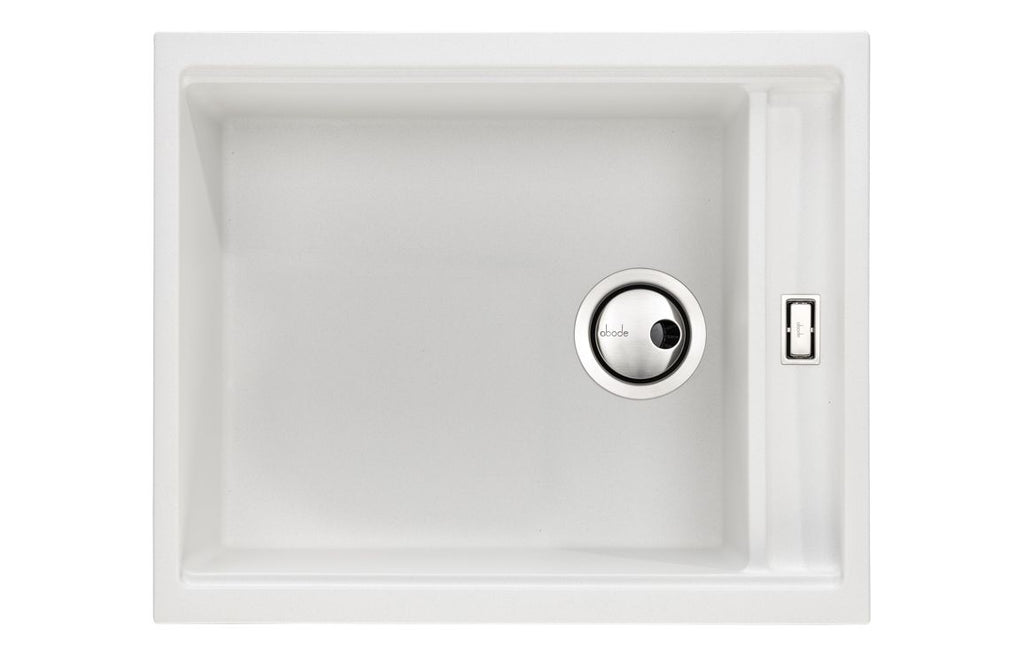 AW3180 - Abode Syncronist Large 1.25B Inset/Undermount Sink - White image