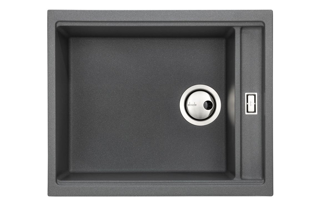 AW3181 - Abode Syncronist Large 1.25B Inset/Undermount Sink - Metallic Grey image