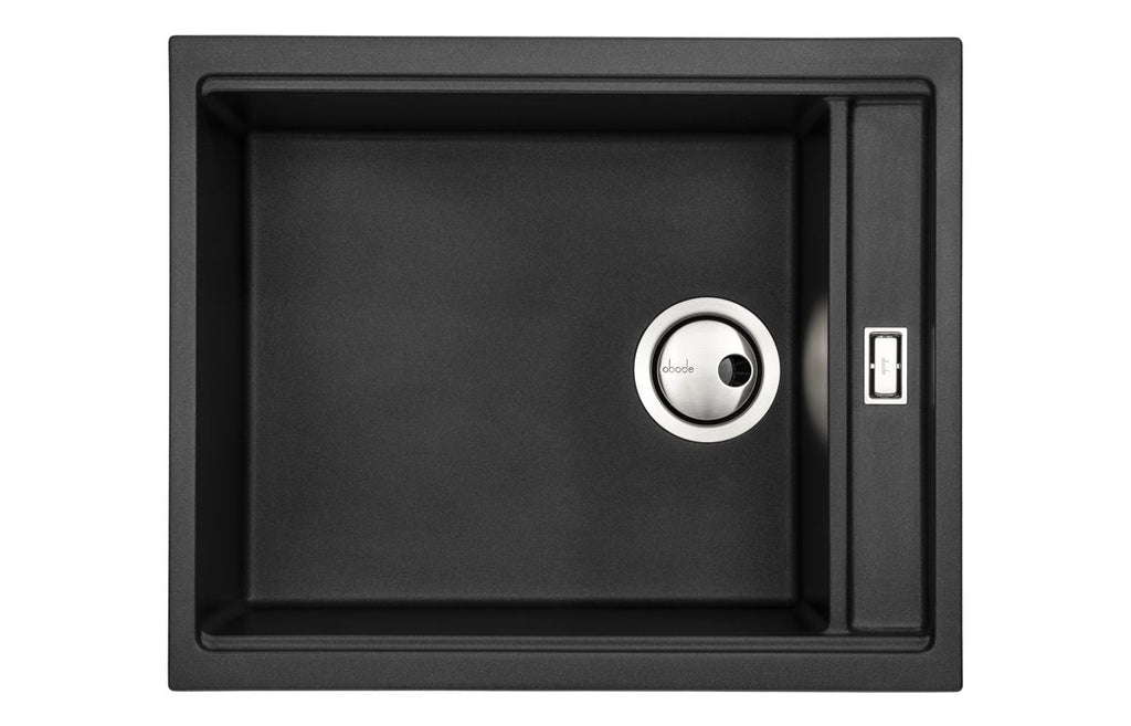 AW3182 - Abode Syncronist Large 1.25B Inset/Undermount Sink - Metallic Black image