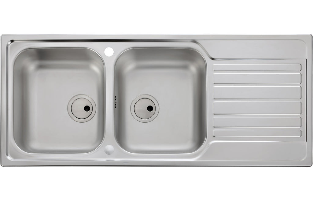 AW5060 - Abode Connekt 2B & Drainer Inset Sink - St/Steel image