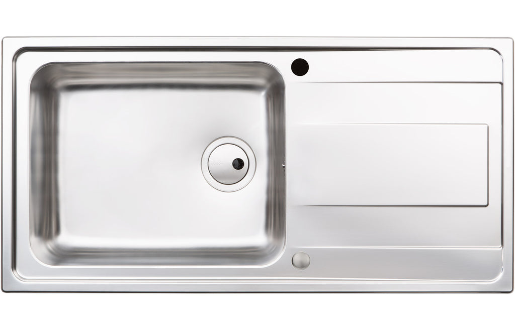 AW5102 - Abode Ixis 1B & Drainer Inset Sink - St/Steel image