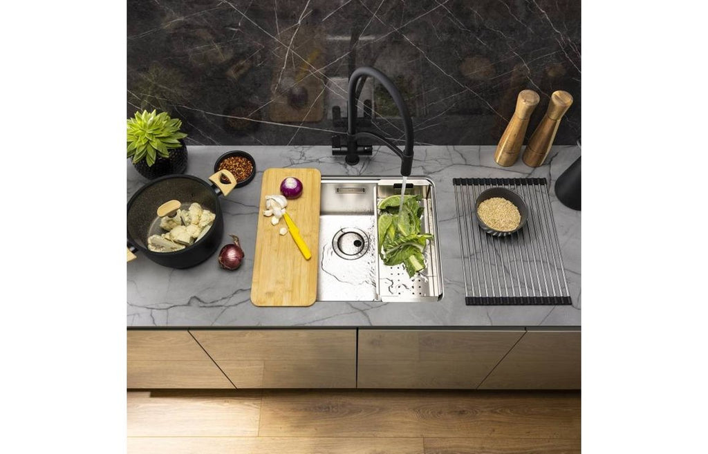 AW5144 - Abode System Sync 1B Large Main Bowl & Accessory Trio Pack - St/Steel image