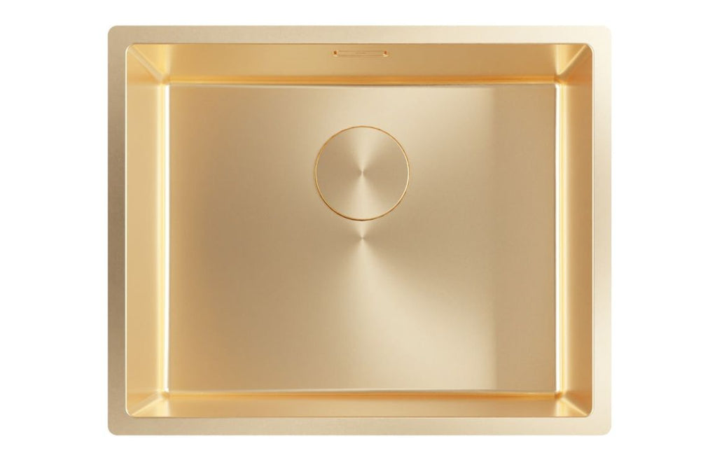 AW5161 - Abode Koto 1B Inset/Undermount PVD Sink - Brushed Brass image