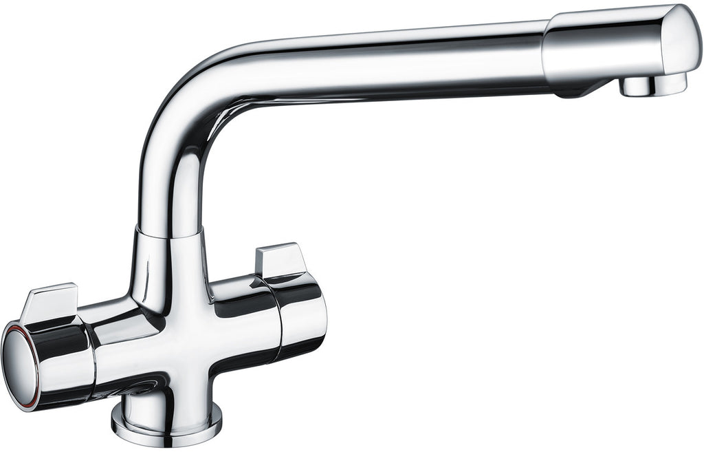 BPR1055 - Prima Classic Dual Lever Quarter Turn Mixer Tap - Chrome image