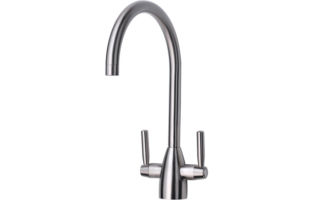 BPR2224 - Prima Chelsea Dual Lever Mixer Tap - Brushed Steel image