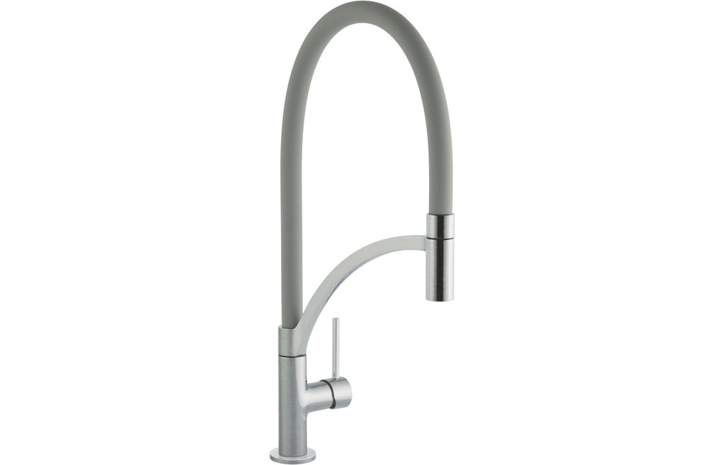 BPR711 - Prima+ Swan Neck Single Lever Mixer Tap w/Pull Out - Grey image