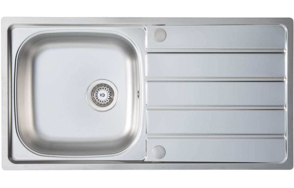 CPR024 - Prima 1B 965x500mm Inset Sink - St/Steel image
