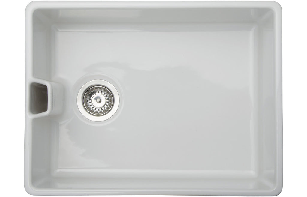 CPR4081 - Prima 1B Belfast Fire Clay Sink - White image