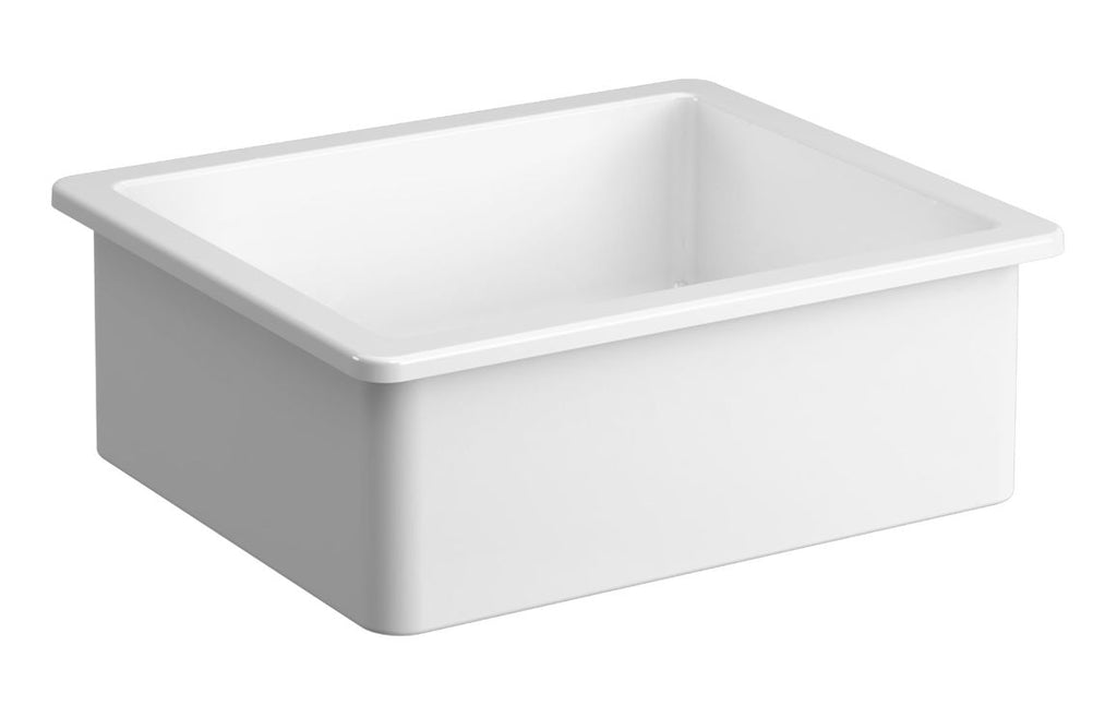 CPR422 - Prima 1B Inset Ceramic Sink (Inc. Waste) - White image