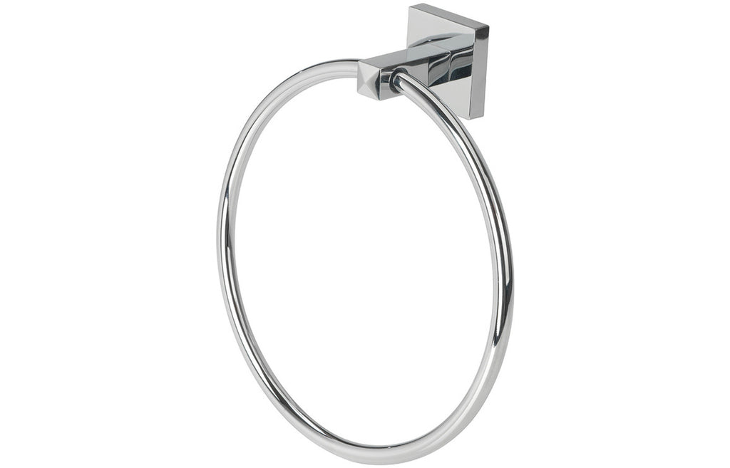 HOTT101689 - Harrington Towel Ring - Chrome image